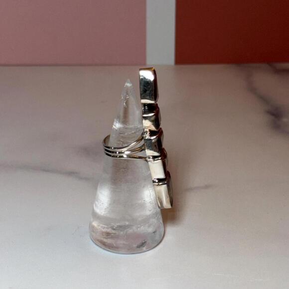 Ametrine Sterling Silver Ring: Multi-Stone Design - Picture 8 of 9